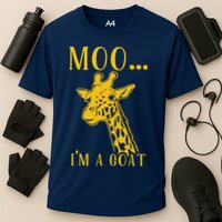 Moo I'm A Goat Funny Giraffe Cow Cooling Performance Crew T-Shirt