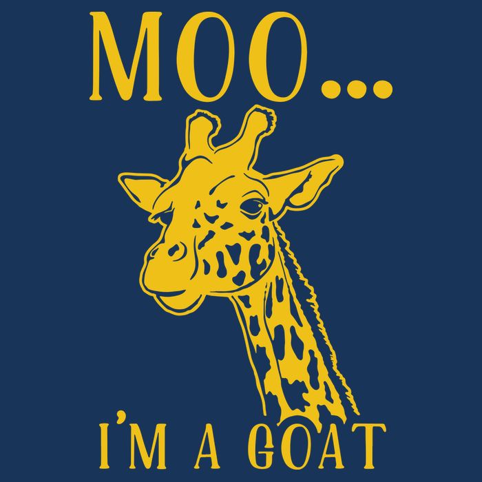 Moo I'm A Goat Funny Giraffe Cow Sustainable Beanie