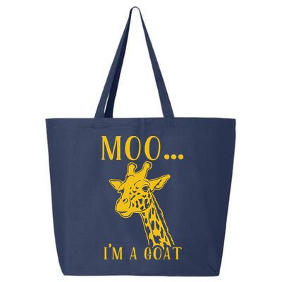 Moo I'm A Goat Funny Giraffe Cow 25L Jumbo Tote