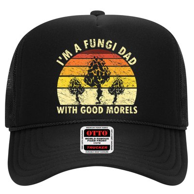Mens I'm A Fungi Dad Funny Mushroom Foraging Shirt Retro Vintage Trucker Hat