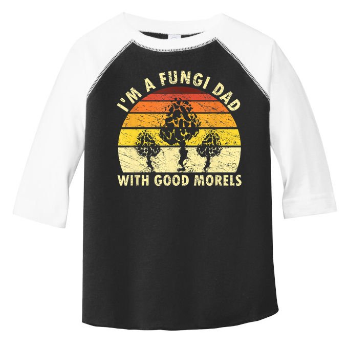 Mens I'm A Fungi Dad Funny Mushroom Foraging Shirt Retro Vintage Toddler Fine Jersey T-Shirt