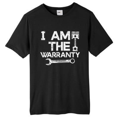 Mechanic I Am The Warranty Funny Car Auto Technician Tall Fusion ChromaSoft Performance T-Shirt