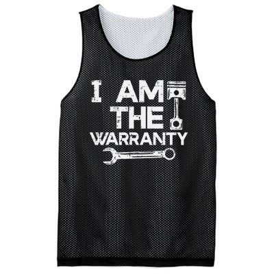 Mechanic I Am The Warranty Funny Car Auto Technician Mesh Reversible Basketball Jersey Tank