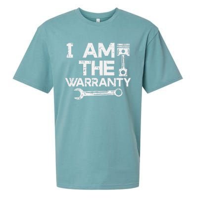 Mechanic I Am The Warranty Funny Car Auto Technician Sueded Cloud Jersey T-Shirt