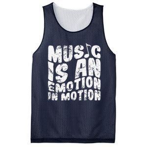 Music Is An Emotion In Motion Mesh Reversible Basketball Jersey Tank