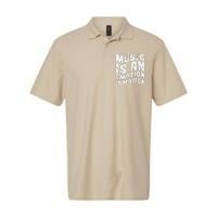 Music Is An Emotion In Motion Softstyle Adult Sport Polo