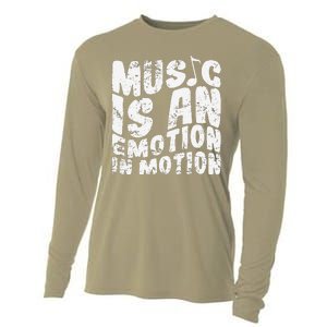 Music Is An Emotion In Motion Cooling Performance Long Sleeve Crew