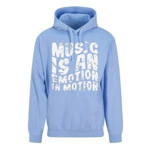 Music Is An Emotion In Motion Unisex Surf Hoodie