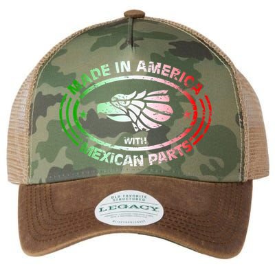 Made In America With Mexican Parts, American Pride Shirt Legacy Tie Dye Trucker Hat