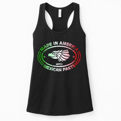 Made In America With Mexican Parts, American Pride Shirt Womens Tank Top