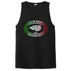 Made In America With Mexican Parts, American Pride Shirt PosiCharge Competitor Tank