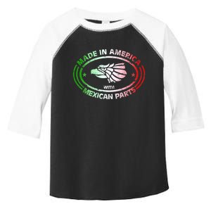 Made In America With Mexican Parts, American Pride Shirt Toddler Fine Jersey T-Shirt