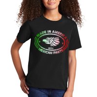 Made In America With Mexican Parts, American Pride Shirt Kids T-Shirt