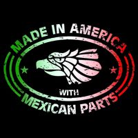 Made In America With Mexican Parts, American Pride Shirt Kids T-Shirt