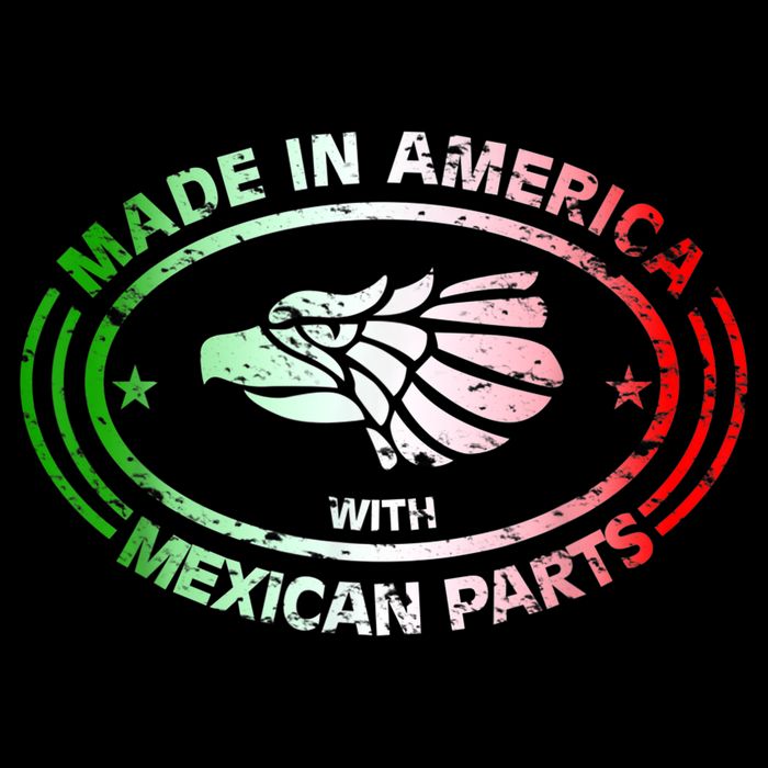 Made In America With Mexican Parts, American Pride Shirt Kids T-Shirt