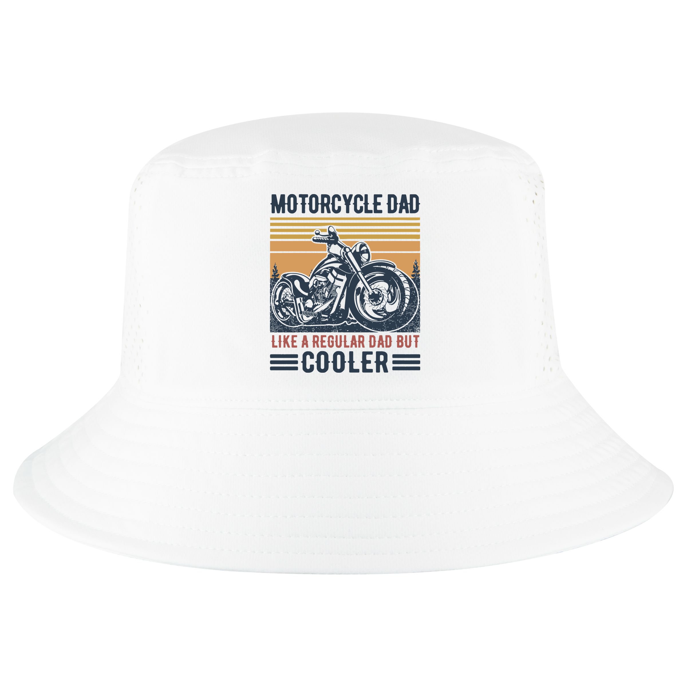 Men Im A Biker Dad Funny Motorcycle Rider Dad Fathers Day Gift Cool Comfort Performance Bucket Hat