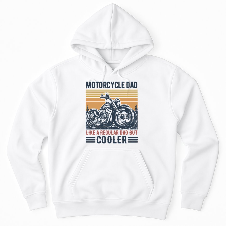 Men Im A Biker Dad Funny Motorcycle Rider Dad Fathers Day Gift Hoodie