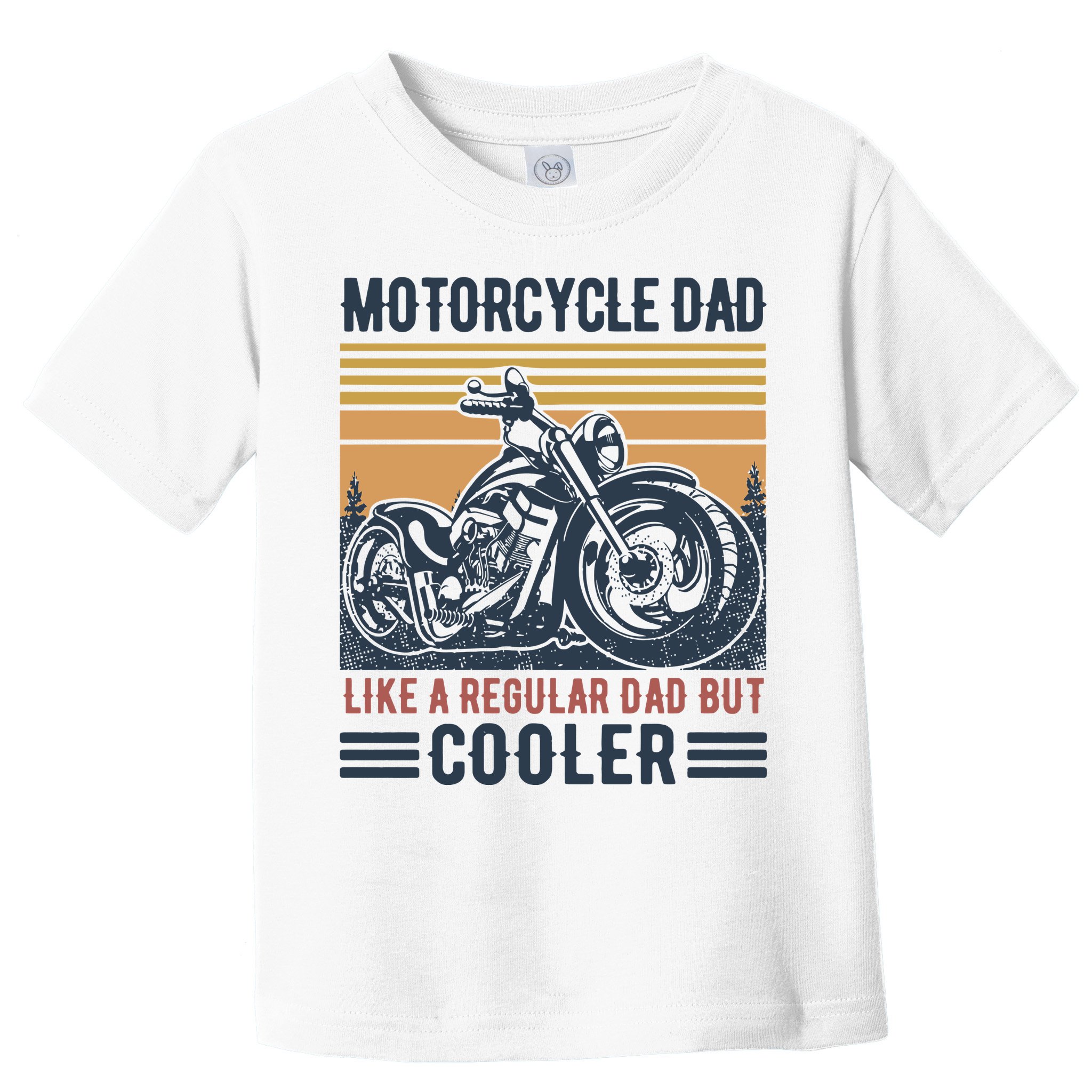 Men Im A Biker Dad Funny Motorcycle Rider Dad Fathers Day Gift Toddler T-Shirt