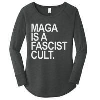 Maga Is A Fascist Cult Stand Against Fascism Women's Perfect Tri Tunic Long Sleeve Shirt