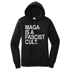 Maga Is A Fascist Cult Stand Against Fascism Women's Pullover Hoodie