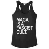 Maga Is A Fascist Cult Stand Against Fascism Ladies PosiCharge Competitor Racerback Tank