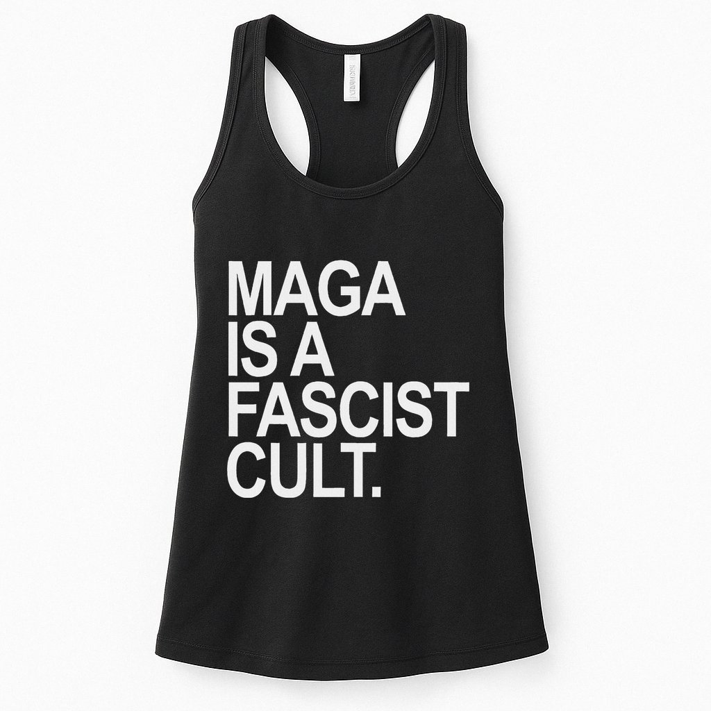 Maga Is A Fascist Cult Stand Against Fascism Womens Tank Top