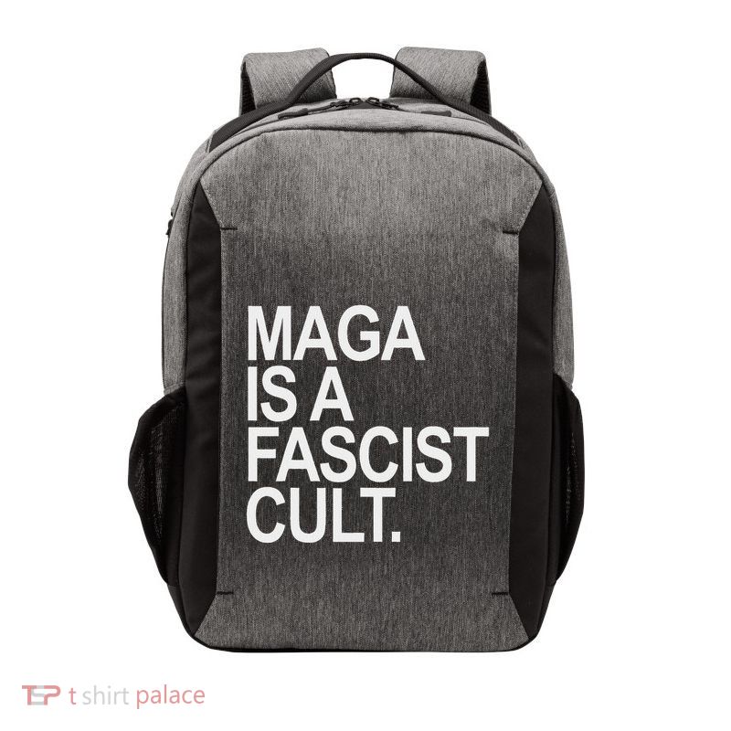 Maga Is A Fascist Cult Stand Against Fascism Vector Backpack