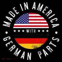 Made In America With German Parts Germany Pride T-Shirt