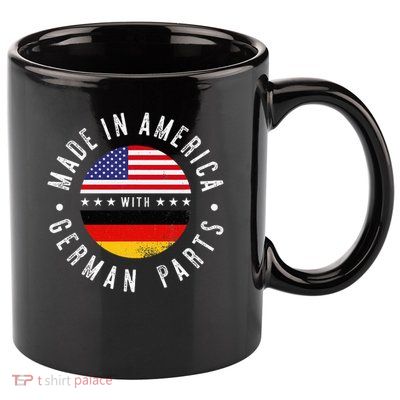 Made In America With German Parts Germany Pride 11oz C Handle Ceramic Mug