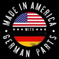Made In America With German Parts Germany Pride Womens Tank Top