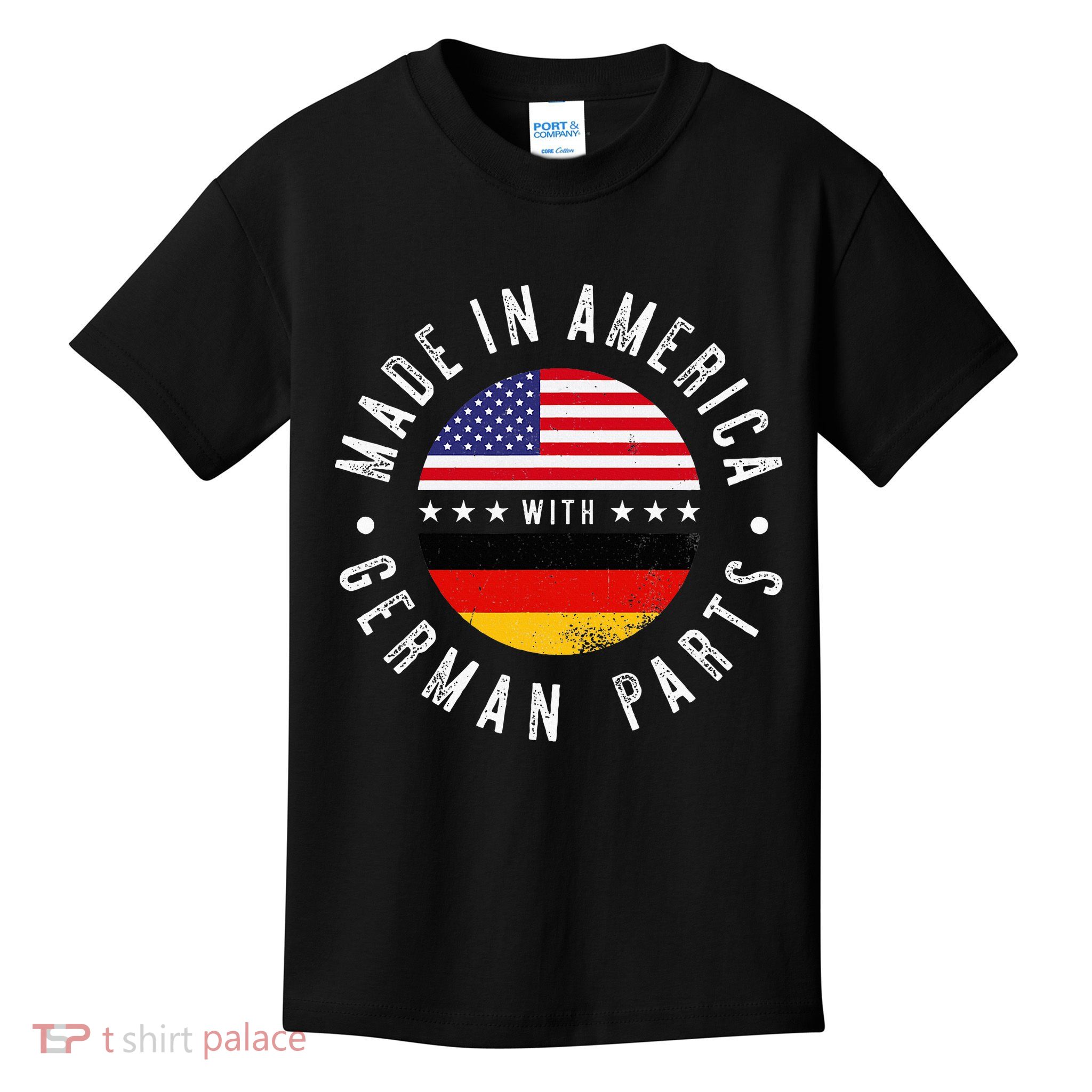 Made In America With German Parts Germany Pride Kids T-Shirt
