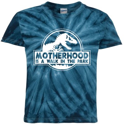 Motherhood Is A Walk In The Park Kids Tie-Dye T-Shirt