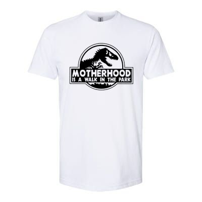 Motherhood Is A Walk In The Park Softstyle® CVC T-Shirt