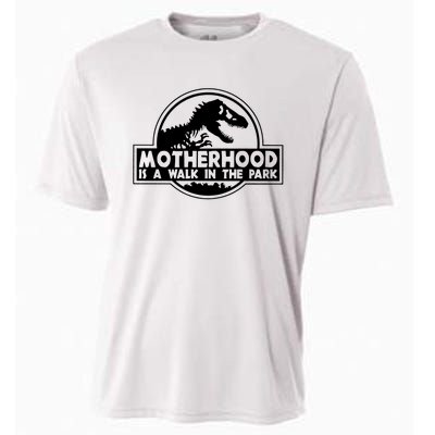 Motherhood Is A Walk In The Park Cooling Performance Crew T-Shirt