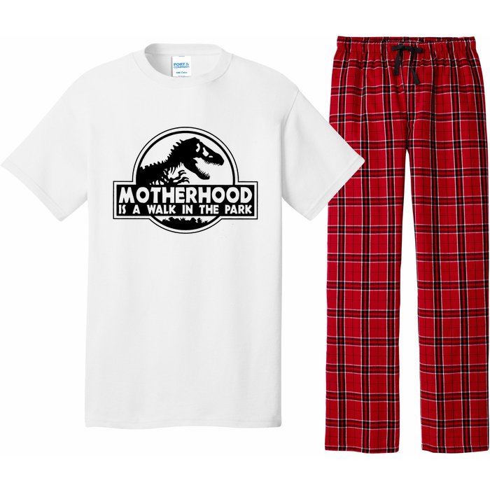 Motherhood Is A Walk In The Park Pajama Set