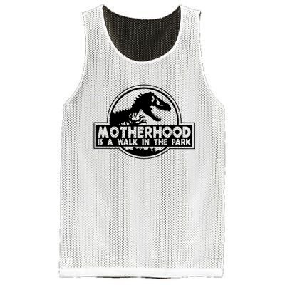 Motherhood Is A Walk In The Park Mesh Reversible Basketball Jersey Tank