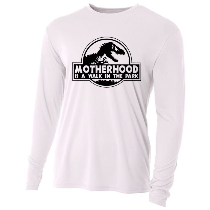 Motherhood Is A Walk In The Park Cooling Performance Long Sleeve Crew