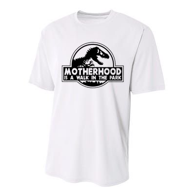 Motherhood Is A Walk In The Park Performance Sprint T-Shirt