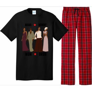 Motivational Inspiring African American Mama Mommy Mom Bruh Gift Pajama Set