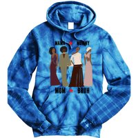 Motivational Inspiring African American Mama Mommy Mom Bruh Gift Tie Dye Hoodie