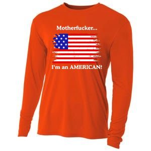 Motherfcker IM An American Cooling Performance Long Sleeve Crew