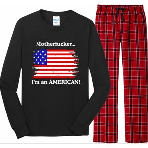 Motherfcker IM An American Long Sleeve Pajama Set