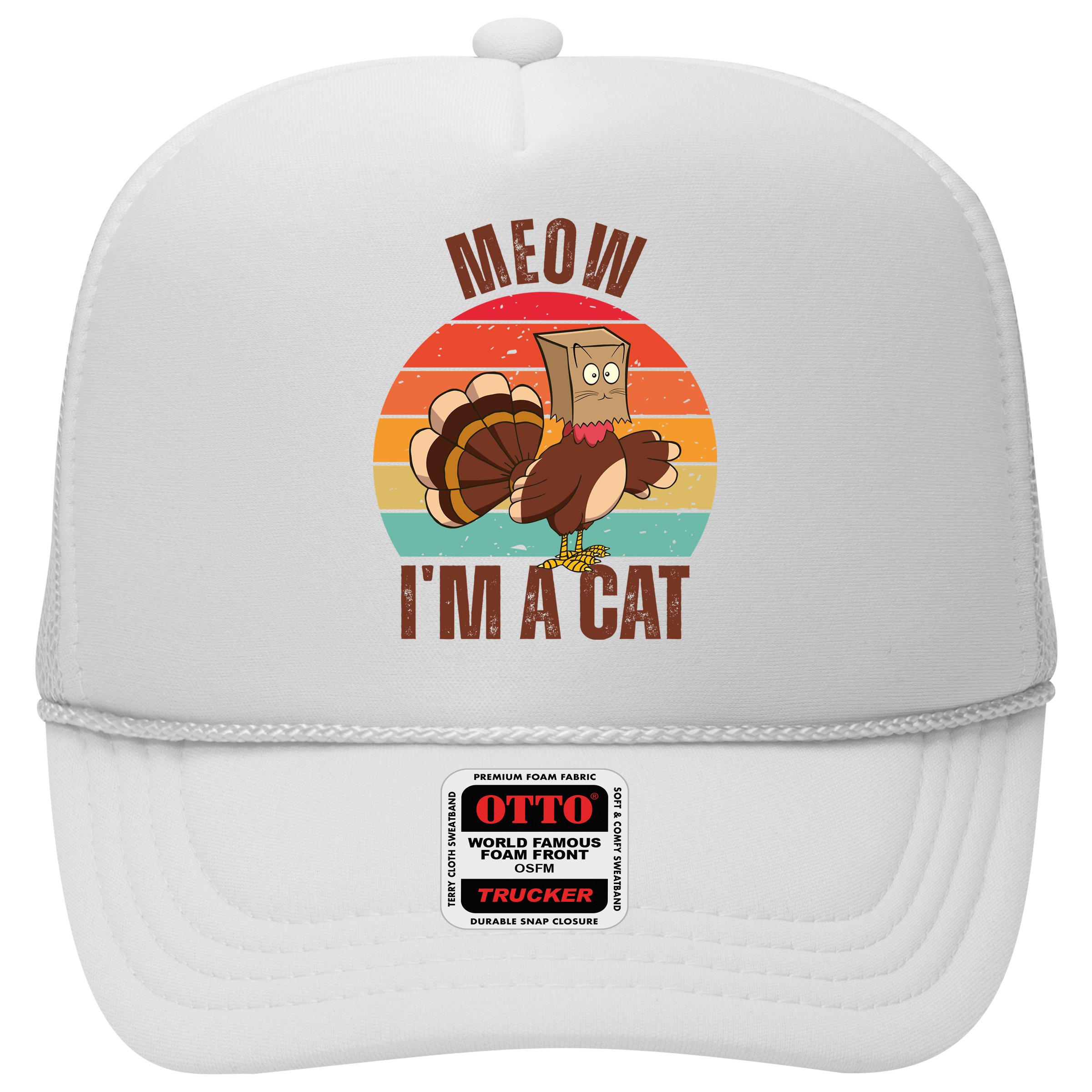 Meow IM A Cat Thanksgiving Turkey Funny Hat