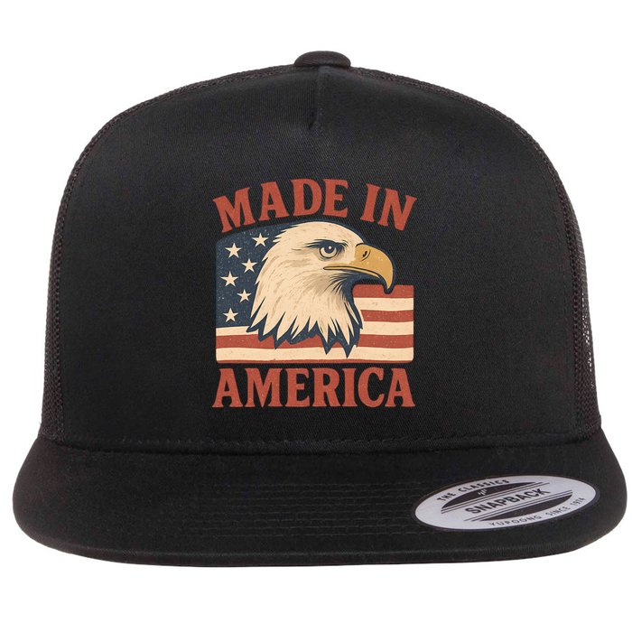 Made in America Flat Bill Trucker Hat