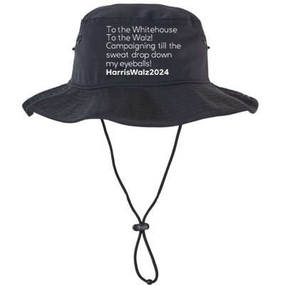 Mess In A Bottle To The Whitehouse To The Walz Campaigning Till The Sweat Drop Legacy Cool Fit Booney Bucket Hat