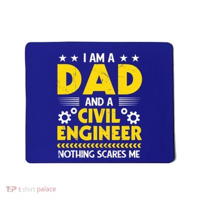 Mechanic IM A Dad And A Civil Engineer Cool Father Gift Mousepad