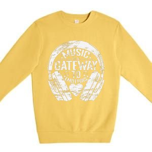 Music Is A Gateway To Emotions Premium Crewneck Sweatshirt