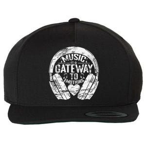 Music Is A Gateway To Emotions Wool Snapback Cap