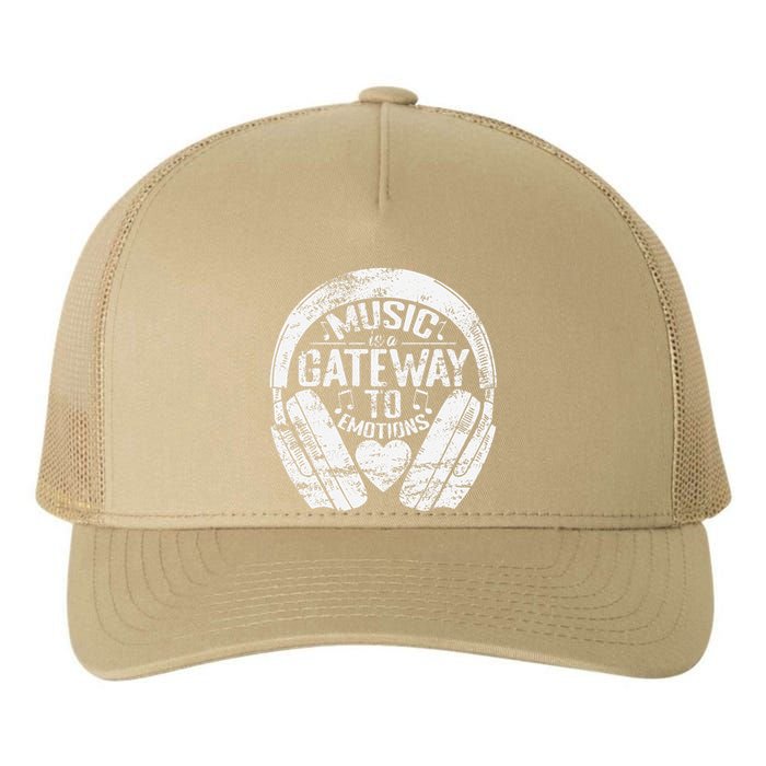 Music Is A Gateway To Emotions Yupoong Adult 5-Panel Trucker Hat