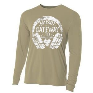 Music Is A Gateway To Emotions Cooling Performance Long Sleeve Crew